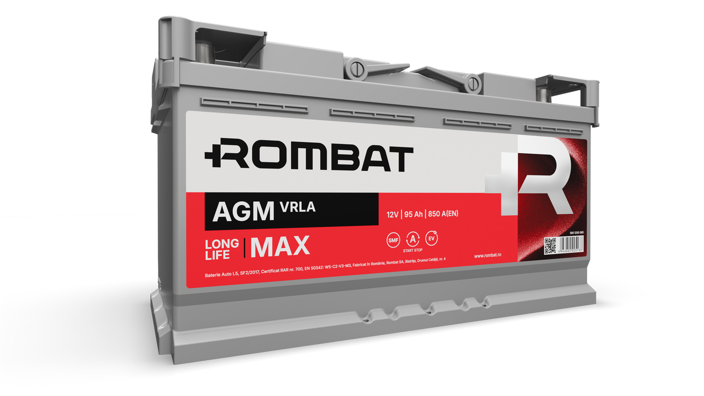 Acumulator Rombat AGM-VRLA 12V 95Ah 850A