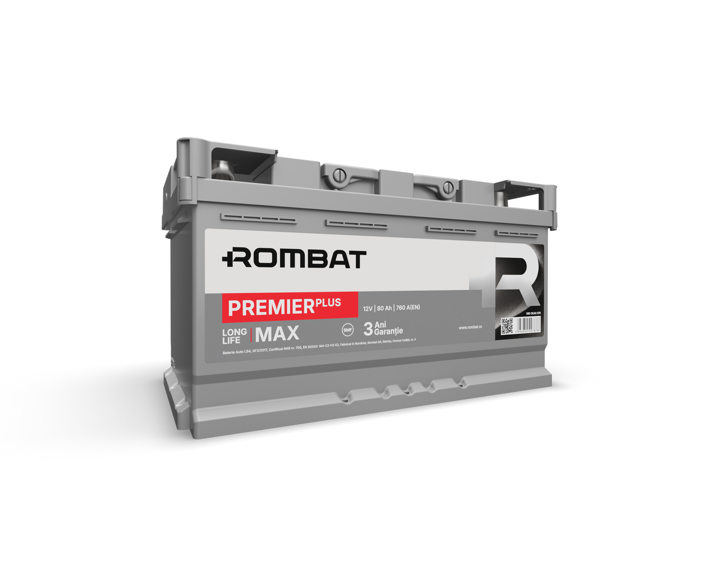 Acumulator Rombat Premier Plus 12V 80Ah 760A