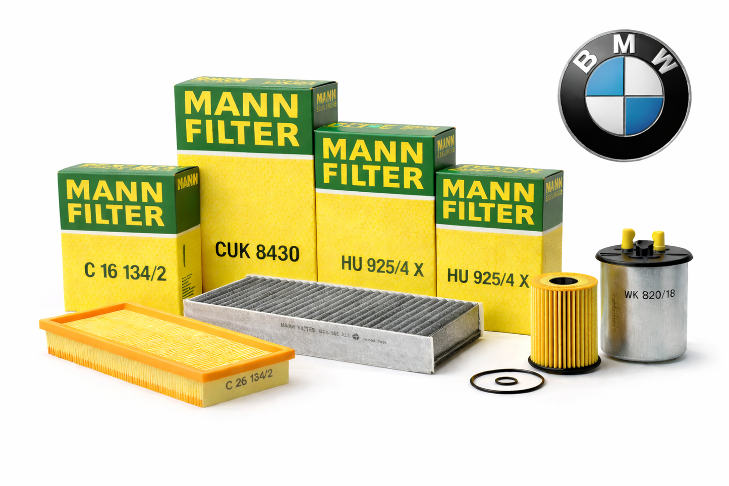 Kit Revizie BMW 2.0 Diesel M47 (320d, 318d, 120d, 520d) – Filtre Aer, Ulei, Combustibil + Polen