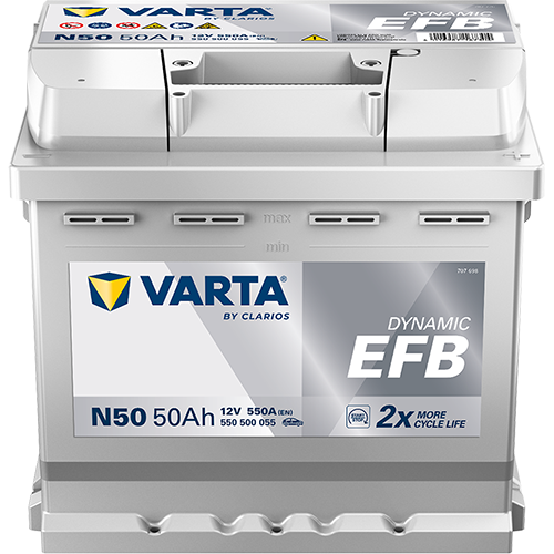 Acumulator Varta Dynamic EFB 12V 50Ah 540A