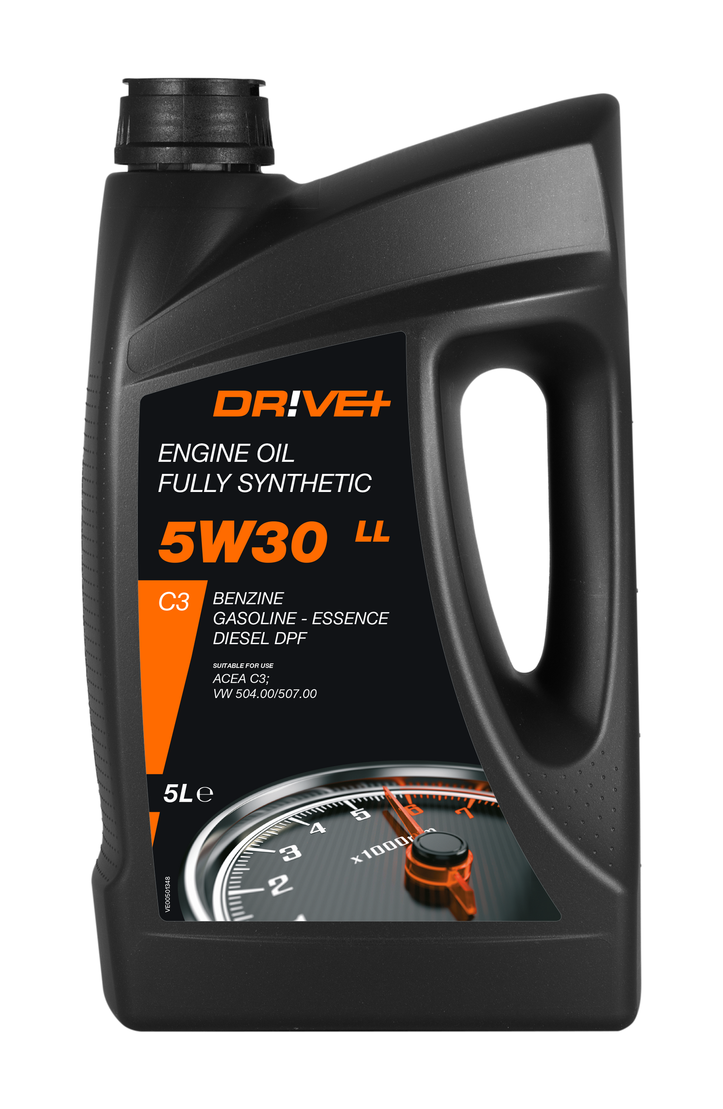 Ulei Motor DRIVE+ 5W30 LL 5L - MB 229.51, VW 504.00/507.00, ACEA C3