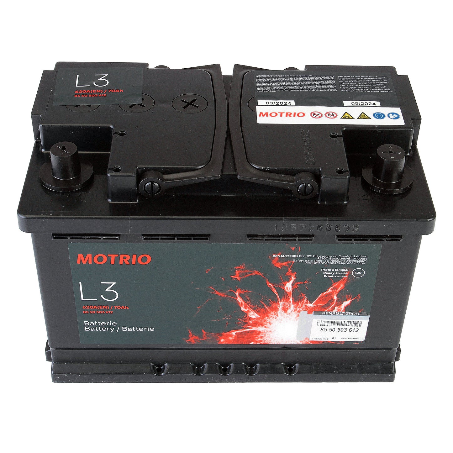 Acumulator Motrio 12V 70Ah 620A