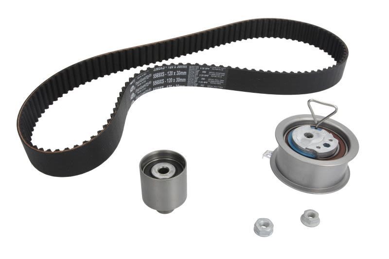 Kit Distribuție Gates K055569XS pentru VW Golf, Passat, Audi A3, A4, Skoda Octavia, Seat (Gama VAG)