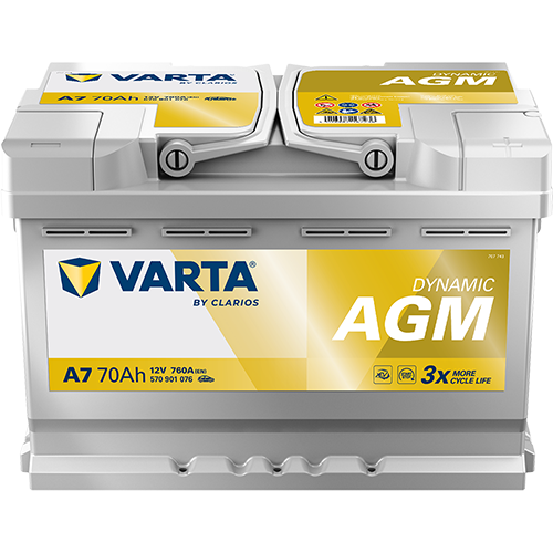 Acumulator Varta Silver Dynamic AGM 12V 70Ah 760A