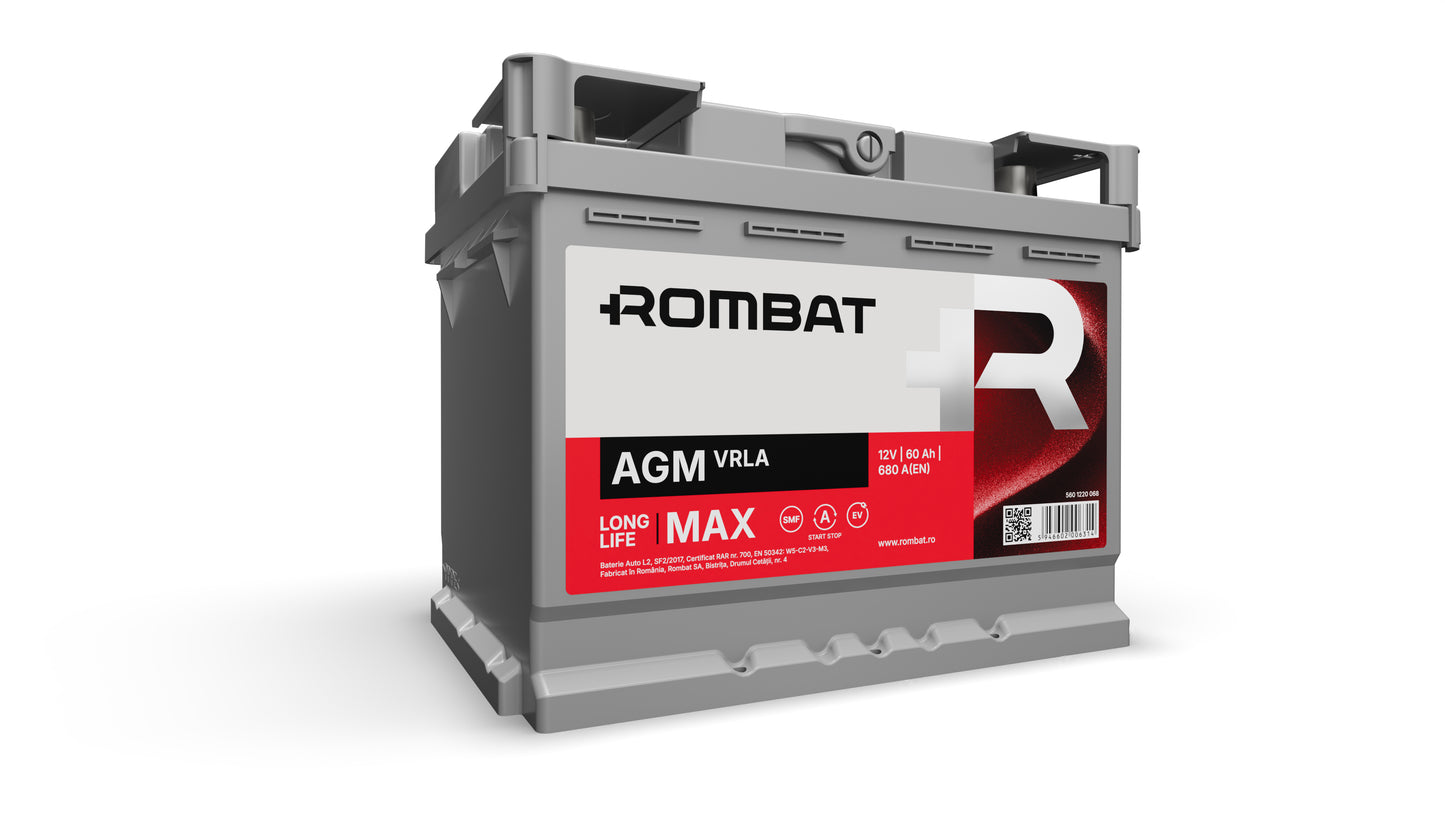 Acumulator AGM 12V 60Ah 680A