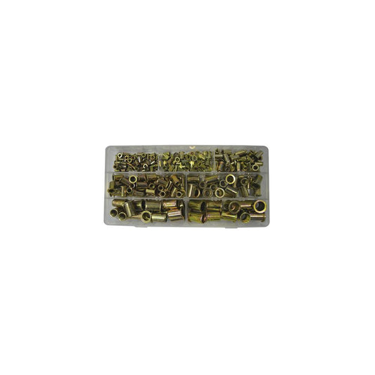 Set Sortiment Piulițe Nituibile (Pop) JBM – M3 până la M12 (235 Piese)
