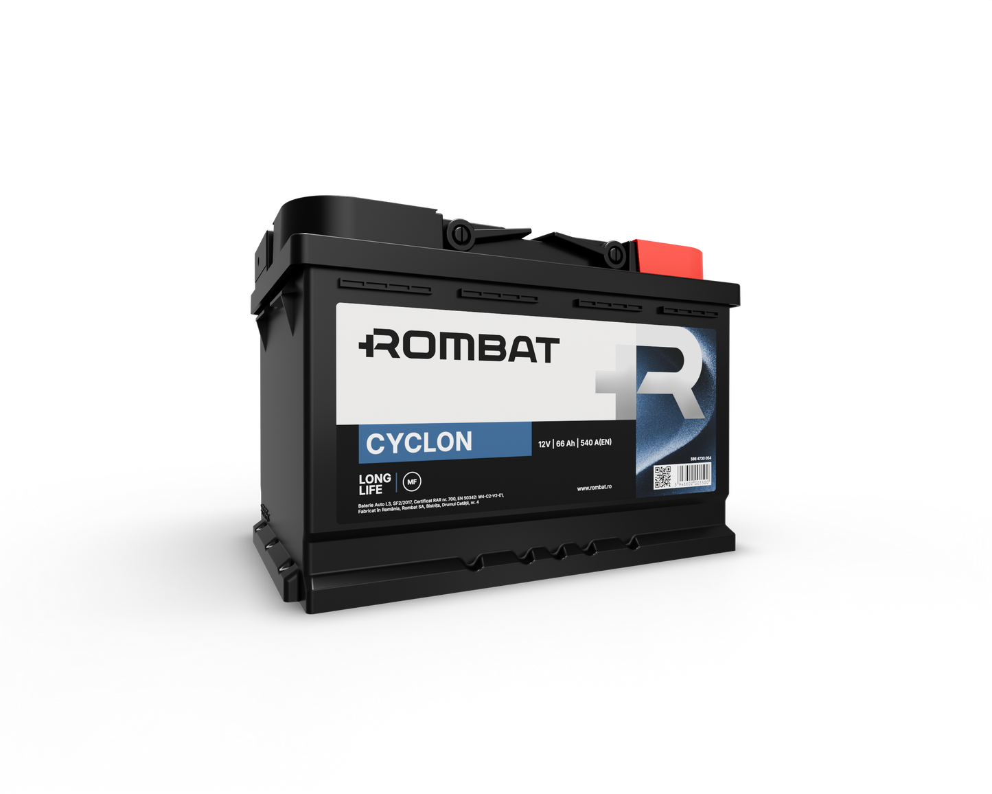 Acumulator Rombat Cyclon 12V 66Ah 540A