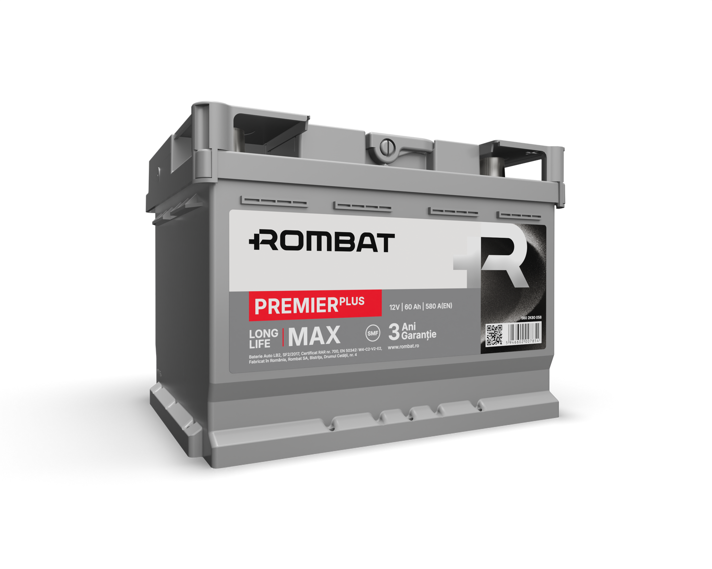 Acumulator Rombat Premier Plus 12V 60Ah 580A