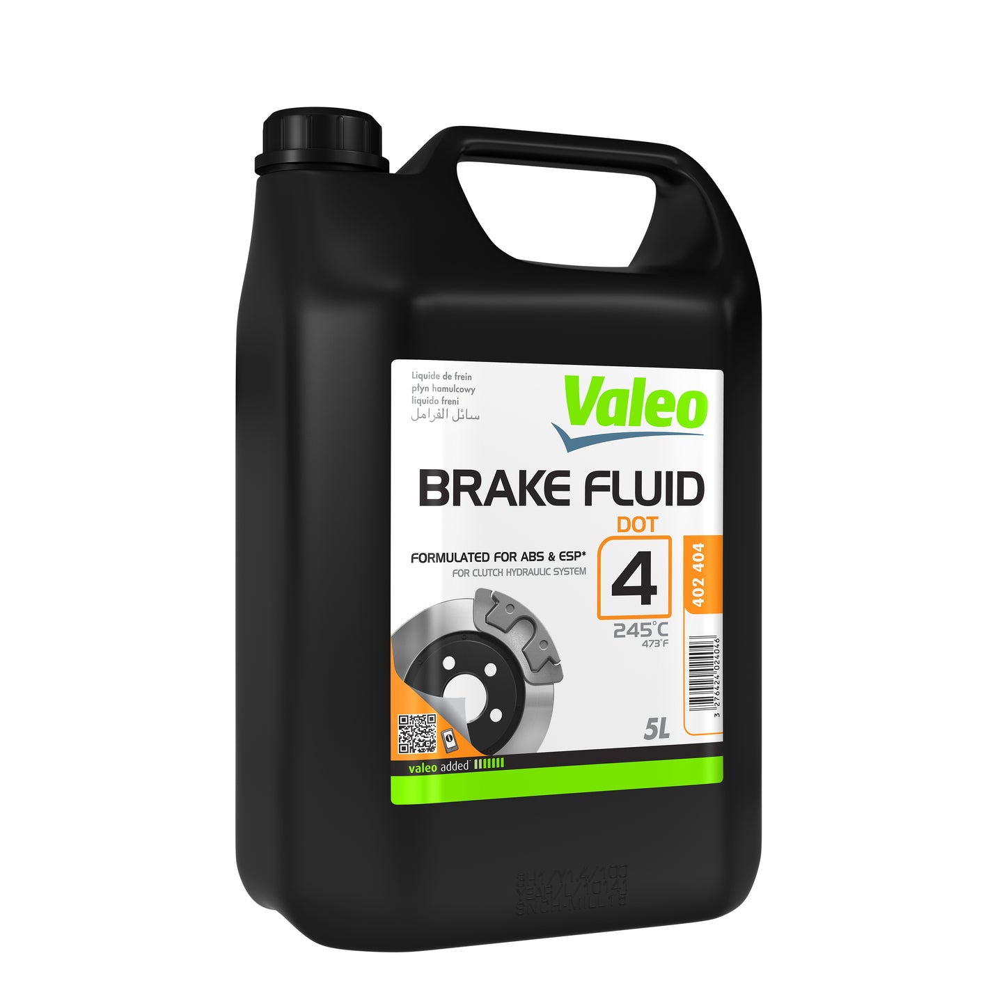 Lichid de frână Valeo DOT 4 Sintetic 5L