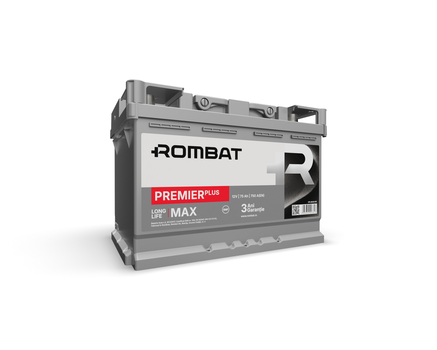 Acumulator Rombat Premier Plus 12V 75Ah 750A