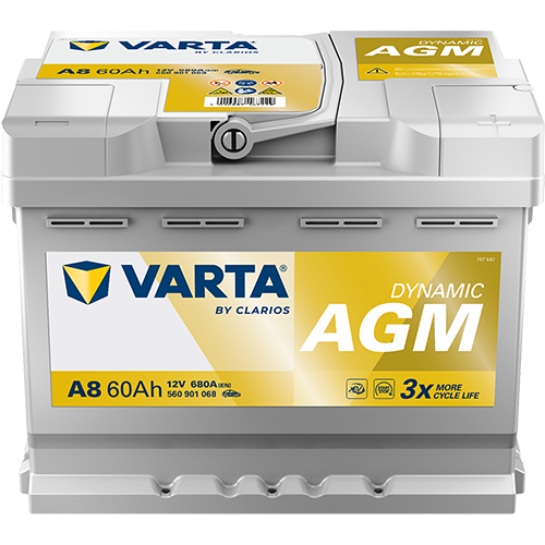 Acumulator Varta Silver Dynamic AGM 12V 60Ah 680A