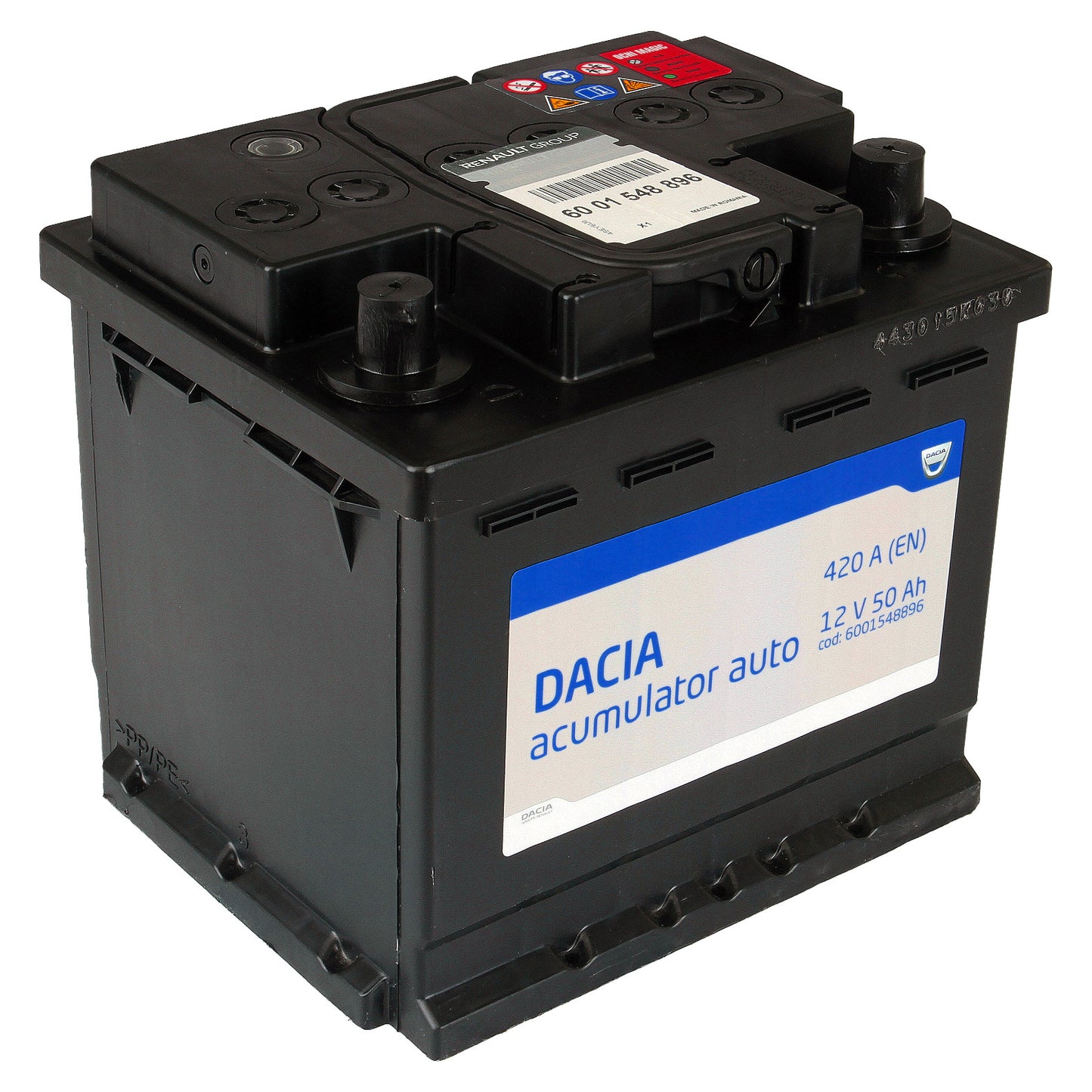 Acumulator Dacia 12V 50Ah 420A