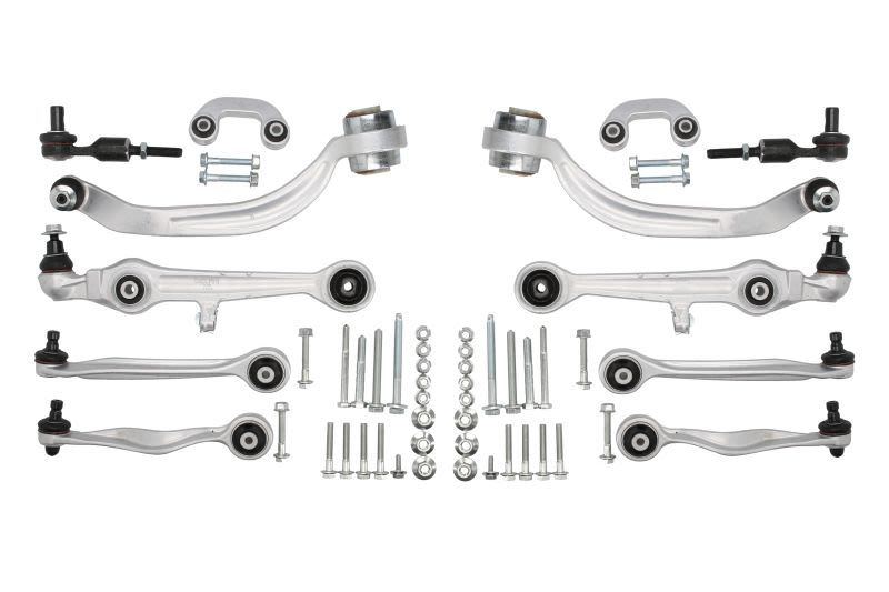 Kit Brațe Suspensie Față DELPHI TC1300KIT, Pivot 16mm, Audi A4 B5, A6 C5, VW Passat B5, 12 piese