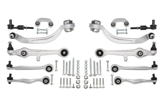 Kit Brațe Suspensie Față DELPHI TC1300KIT, Pivot 16mm, Audi A4 B5, A6 C5, VW Passat B5, 12 piese
