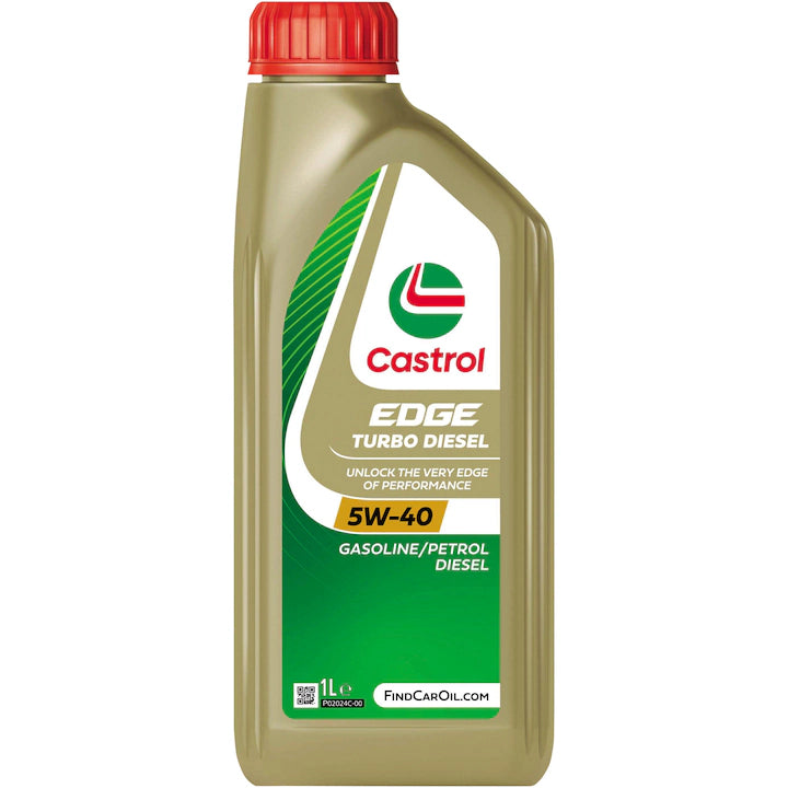 Ulei motor Castrol Edge Titanium Turbo Diesel, 5W40, 1l