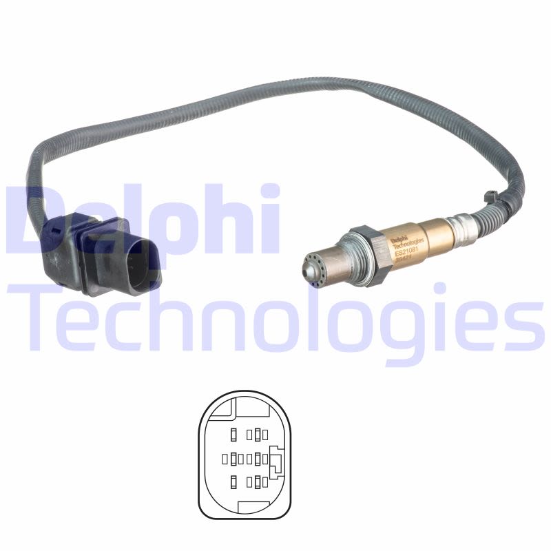 Senzor, Sonda Lambda Delphi ES21081-12B1 BMW F34, E90, F20, F21, F32, F82, E46