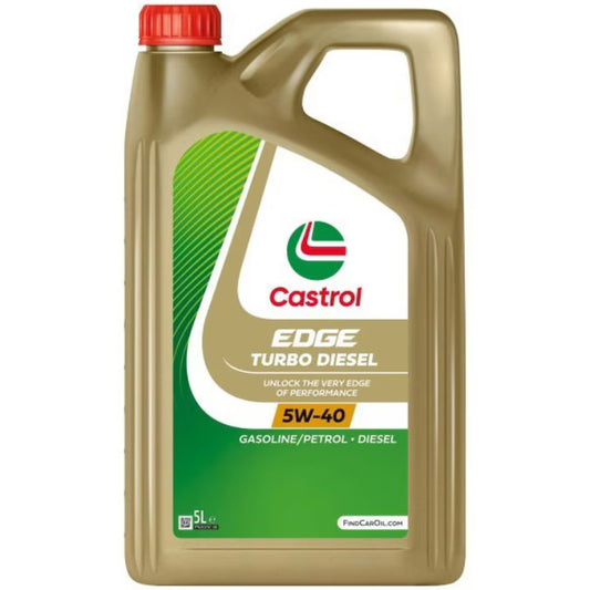 Ulei motor Castrol Edge Titanium Turbo Diesel, 5W40, 5L